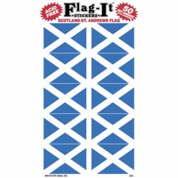 Scotland w/ Cross Flag - Pack Of 50 Mini Stickers