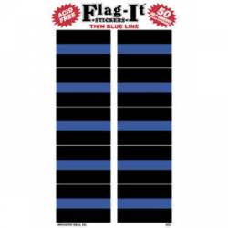Thin Blue Line - Pack Of 50 Mini Stickers