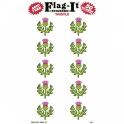 Thistle Flower - Pack Of 50 Mini Stickers