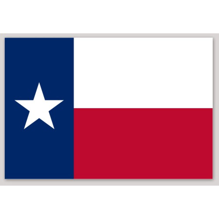Texas Large Flag - Sticker