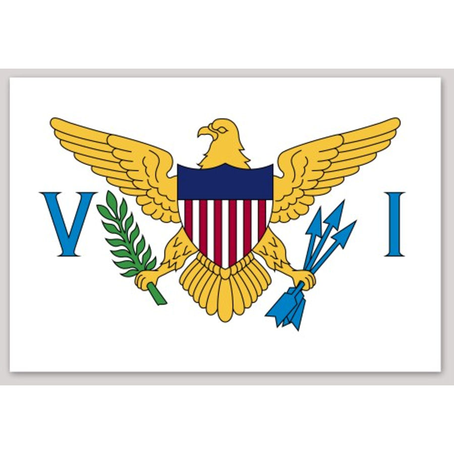 Virgin Islands Flag Sticker