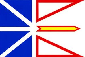 Newfoundland Canada Flag Sticker