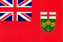 Ontario Canada Flag - Sticker