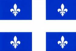 Quebec Canada Flag - Sticker