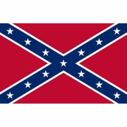 Confederate Rebel Flag - Rectangle Sticker