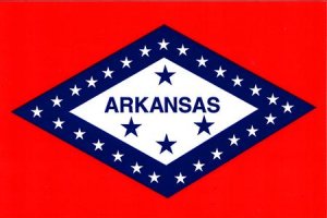 Arkansas Flag - Sticker
