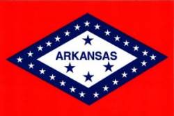 Arkansas Flag - Sticker