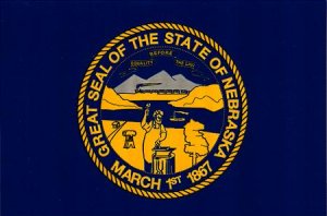 Nebraska Flag - Sticker