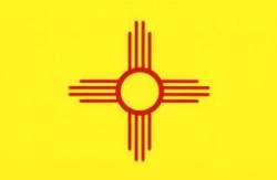 New Mexico State Flag - Vinyl Sticker