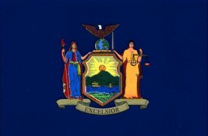 New York Flag - Sticker