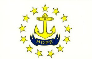 Rhode Island Flag - Sticker
