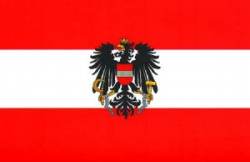 Austria Shield Flag - Sticker