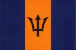Barbados Flag - Sticker