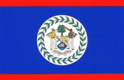 Belize Flag - Sticker