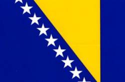 Boznia Herzegovina Flag - Sticker
