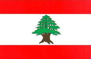Lebanon Flag - Sticker