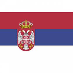 Serbia Flag - Sticker