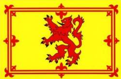 Scotland Lion Flag - Sticker