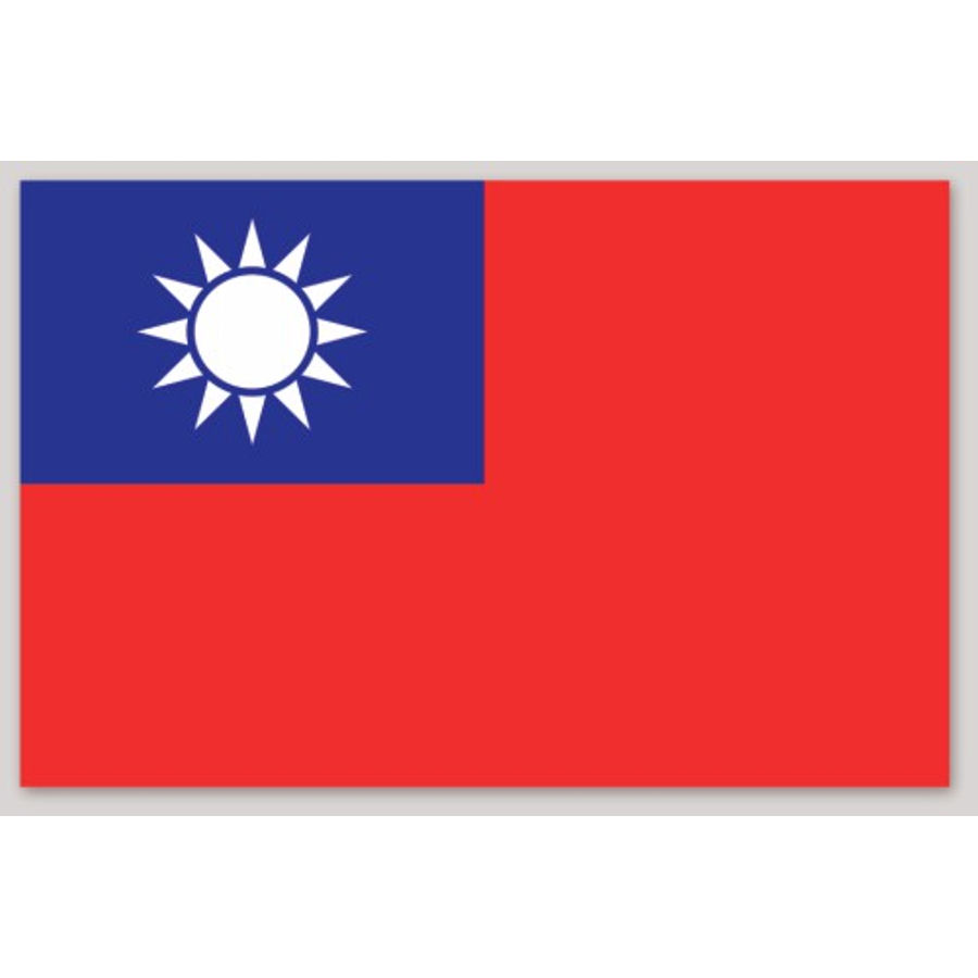 Taiwan Flag Sticker