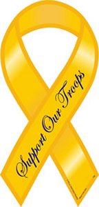 Troops Yellow - Vinyl Sticker
