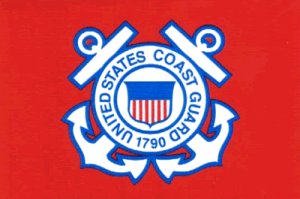 Coast Guard Seal Flag Sticker