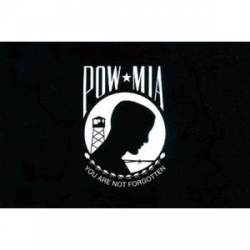 POW MIA You Are Not Forgotten Flag - Sticker