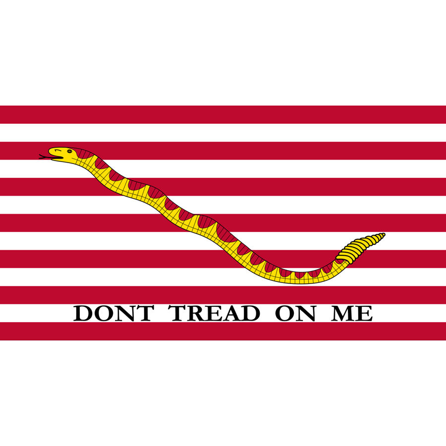 Don't Tread On Me - Flag Sticker
