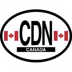 CDN Canada - Reflective Oval Sticker