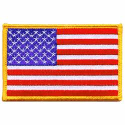 United States American Flag - Embroidered Iron On Patch