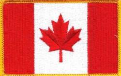 Canada Flag - Embroidered Iron On Patch