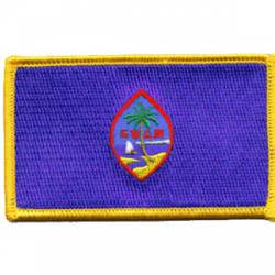 Guam Flag - Embroidered Iron-On Patch