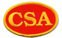 CSA Flag - Embroidered Iron On Patch