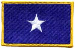 Bonnie Blue Flag - Embroidered Iron On Patch