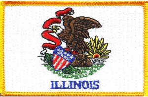 Illinois Flag - Patch
