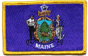 Maine Flag - Patch