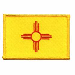 New Mexico Flag - Embroidered Iron-On Patch