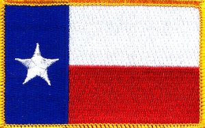 Texas Flag Embroidered Patch