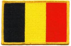 Belgium Flag - Embroidered Iron On Patch