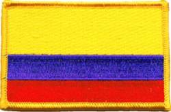 Colombia Flag - Embroidered Iron On Patch
