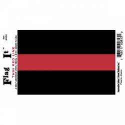 Thin Red Line Flag - Vinyl Sticker