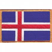 Iceland - Flag Embroidered Iron On Patch