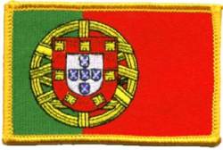 Portugal Flag - Embroidered Iron On Patch
