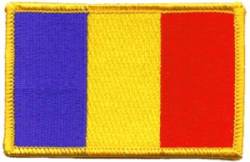 Romania Flag - Embroidered Iron On Patch