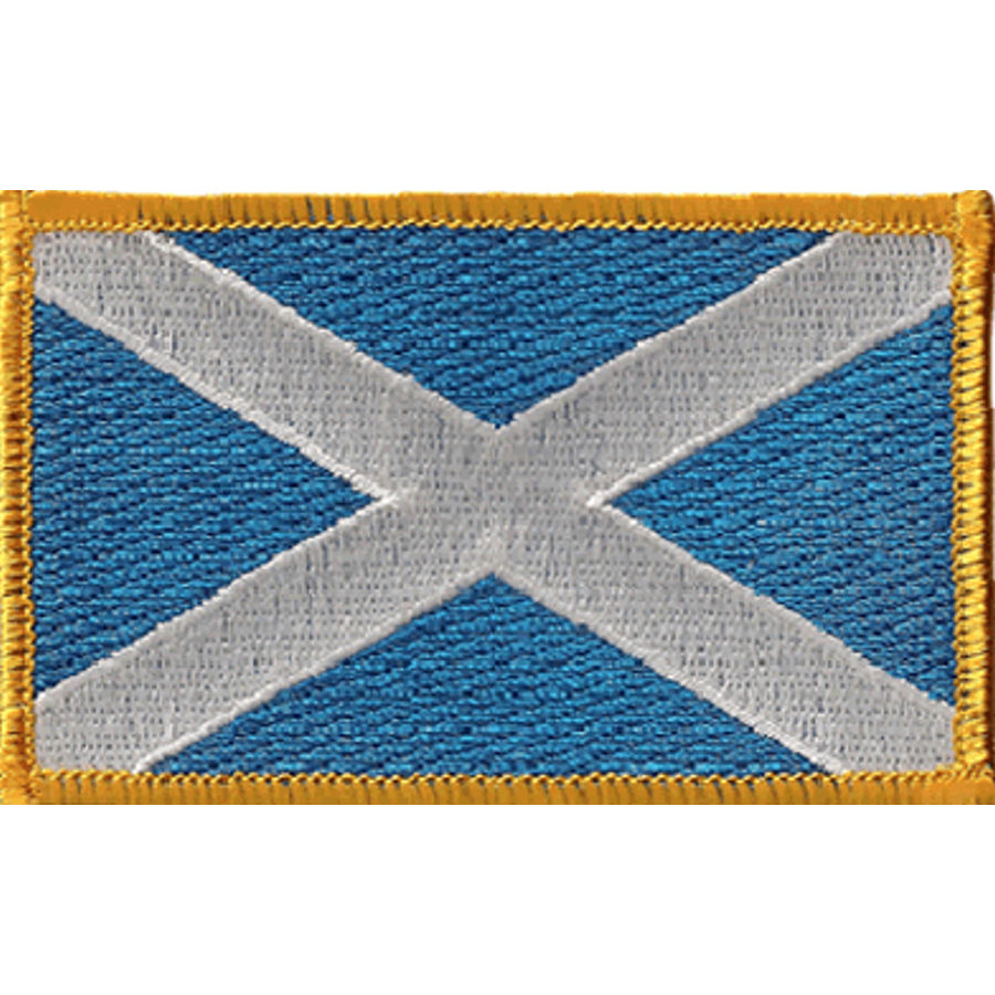 Scotland Flag w/ Cross Patch