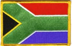 South Africa Flag - Embroidered Iron-On Patch