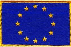 European Council Flag - Embroidered Iron On Patch