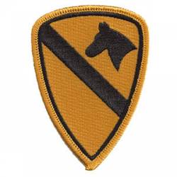 1st Calvary - Embroidered Iron On Patch