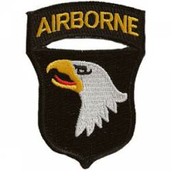 Airborne Eagle - Embroidered Iron On Patch