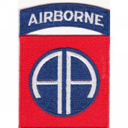 82nd Airborne - Embroidered Iron On Patch