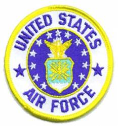 Air Force Seal - Embroidered Iron On Patch